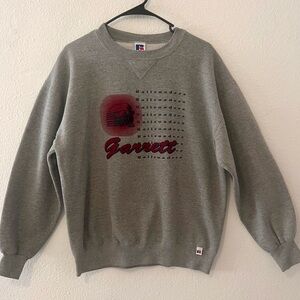Vintage Russell Athletic Sweatshirt Large Garrett Railroaders Crewneck USA Made